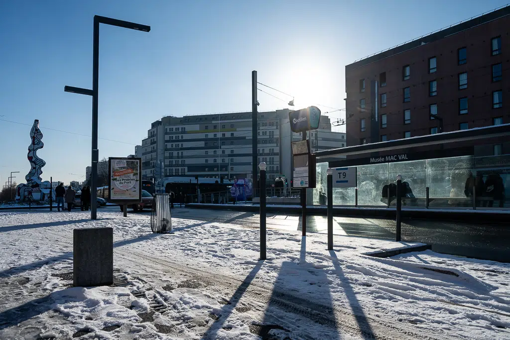 La neige tombe sur Vitry-sur-Seine - janvier 2026