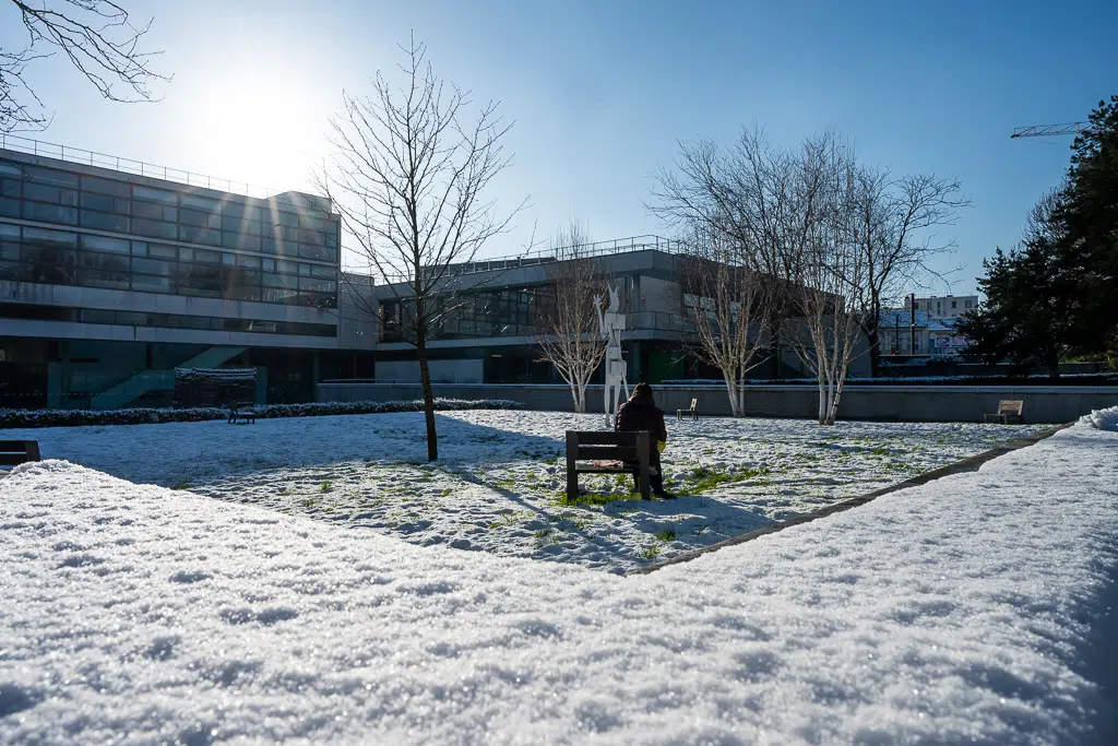 La neige tombe sur Vitry-sur-Seine - janvier 2026