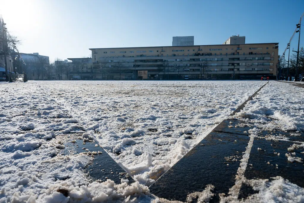 La neige tombe sur Vitry-sur-Seine - janvier 2026