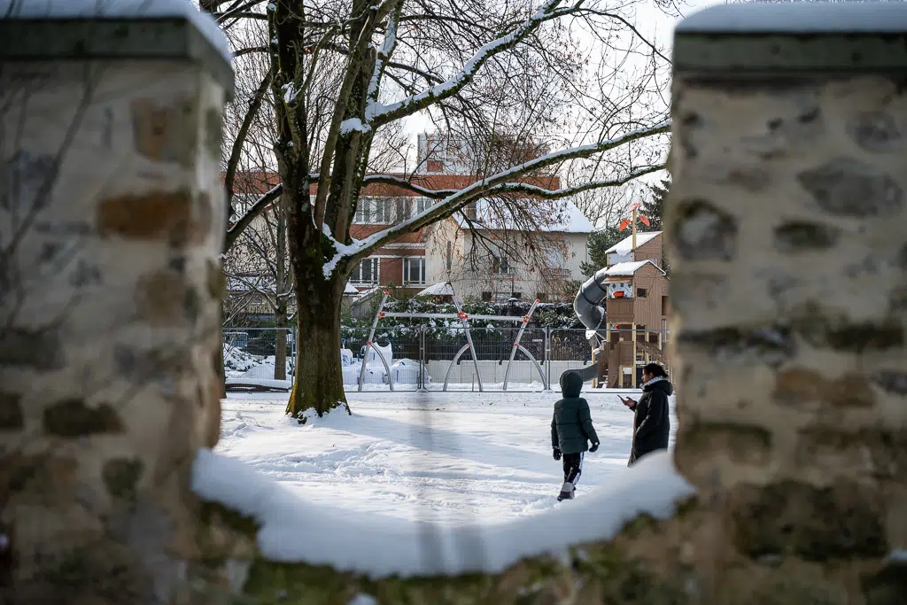 La neige tombe sur Vitry-sur-Seine - janvier 2026