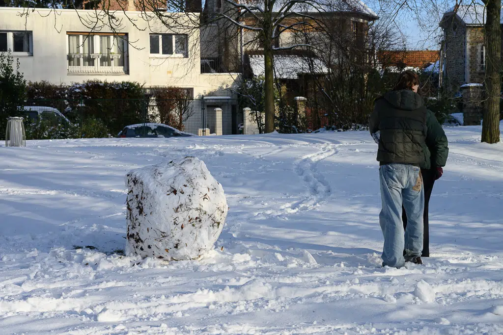 La neige tombe sur Vitry-sur-Seine - janvier 2026