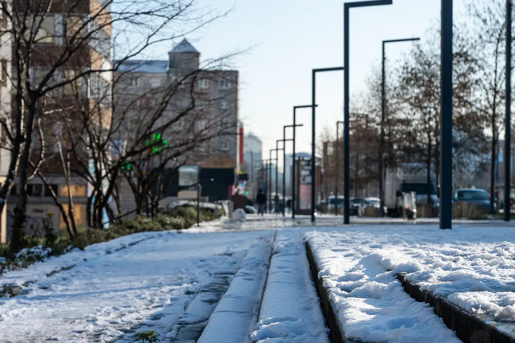 La neige tombe sur Vitry-sur-Seine - janvier 2026